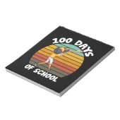 子供たちの100日目の学校生活 少年 100日目の野球 ノートパッド (回転)