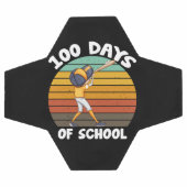 子供たちの100日目の学校生活 男の子 100日目 野球 サッカーボール (フラット)