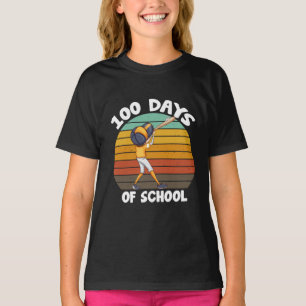 子供たちの100日目の学校生活 男の子 100日目 野球 Tシャツ