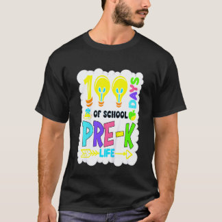 子供たちの100日目の学校&先生の生活 Tシャツ