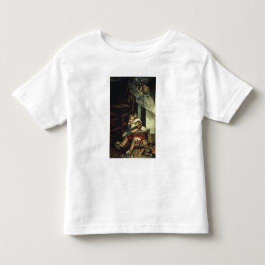 子供たちはおもちゃの夢を見ている トドラーTシャツ (正面)