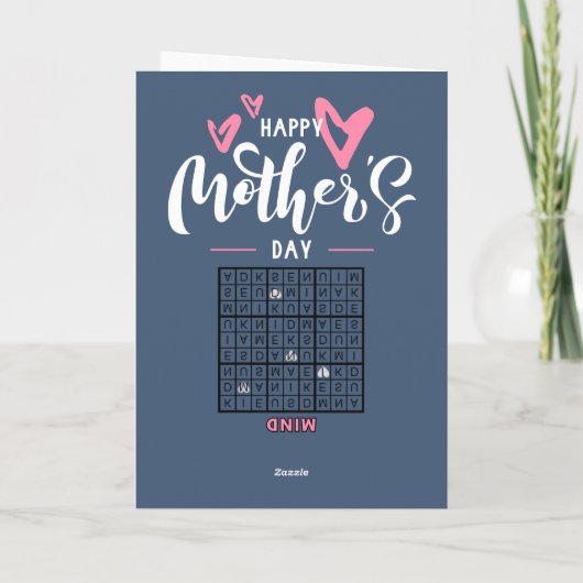 子供たちはそれを取っおもしろいた – 母の日のカード カード (裏面)