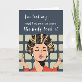 子供たちはそれを取っおもしろいた – 母の日のカード カード