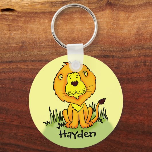 子供たちはライオンのキーチェーンと名付けた キーホルダー (正面)