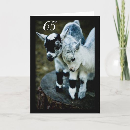 子供たちは驚いてあなたが**65**カードを回している カード (正面)