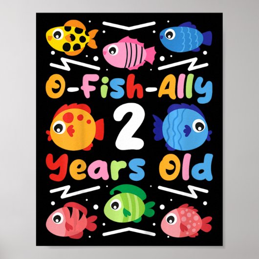 子供たちは魚のように2歳です ポスター (正面)