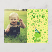 子供たちへの感謝を伝えるラッキーフロッグポストカード ポストカード (正面)
