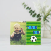 子供たちへの感謝 サッカー ポストカード (スタンド正面)