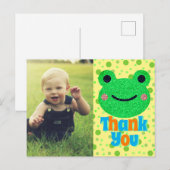子供たちへの感謝 フロッグ 幼稚園 ポストカード (正面/裏面)