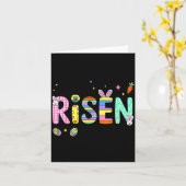 子供たちよ、イエスは復活した！キリスト教の喜び カード (黄色い花)