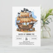 子供たちよ、航海士マテイ海賊の誕生日だ！ 招待状 (スタンド正面)