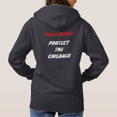子供たちを守ろう - P3 Tシャツ (裏面)