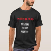 子供たちを守ろう - P3 Tシャツ (正面)