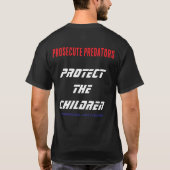 子供たちを守ろう - P3 Tシャツ (裏面)
