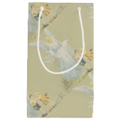 子供たちを見守る守護天使 スモールペーパーバッグ (正面)