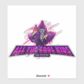 子供たちカッコいいは全読て魔法使いのステッカー シール (シート)