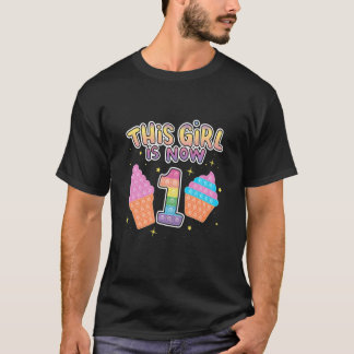子供たち今クールは1歳の誕生日ポップ・アートのだ Tシャツ