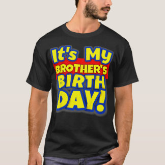 子供たち兄のおもちゃ誕生日パーティギフト Tシャツ