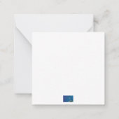 子供たち夜空を見上げる ノートカード (裏面)