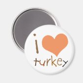 子供たち大好きターキーマグネット マグネット (正面/裏面)