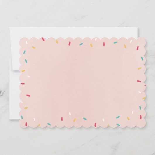 子供たち教室バレンタインデーとアイスクリーム サンキューカード (裏面)