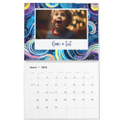 子供たち星空の夜のカラフル写真新年 カレンダー (3月 2026)