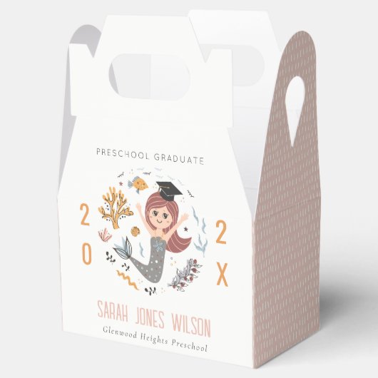 子供たち水中マーメイドプリスクール卒業パーティー フェイバーボックス (オープン)