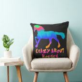 子供たち熱狂する「馬について」熱帯性タイダイ クッション (椅子)