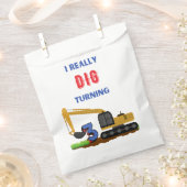 子供たち私は本当に掘る3掘削機 フェイバーバッグ (クリップ留めされた状態)