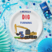 子供たち私は本当に掘る3掘削機 ペーパープレート (パーティー)
