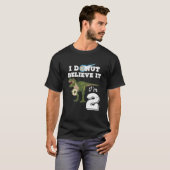 子供たち第2の誕生日の恐竜信じ私は私は Tシャツ (正面フル)