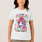 子供たち長い幼稚園の卒業生Unic トライブレンドＴシャツ (正面)