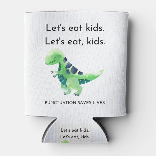 子供たち食べよ。さあ食べよ。 缶クーラー (正面)