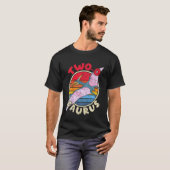 子供たち2番目の誕生日Two O Saurus I Pterodactylus I F Tシャツ (正面フル)