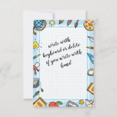 子供たち サンキューカード (裏面)