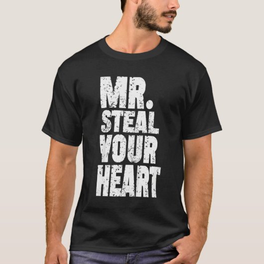 子供たちMr.少年のためのハートを盗むValenti Tシャツ (正面)