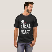 子供たちMr.少年のためのハートを盗むValenti Tシャツ (正面フル)