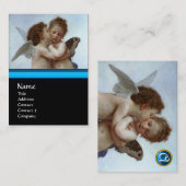 子供としてのキューピッドとサイケMONOGRAMサファイア 名刺 (正面/裏面)