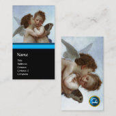 子供としてのキューピッドとサイケMONOGRAMサファイア 名刺 (正面/裏面)