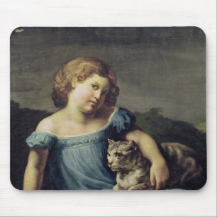 子供としてルイーズVernet、1818-19年のポートレート マウスパッド
