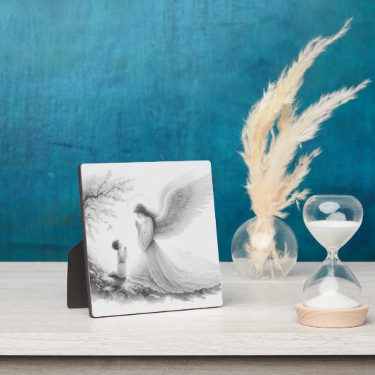 子供と共祈に守護天使 フォトプラーク (インサイチュ)