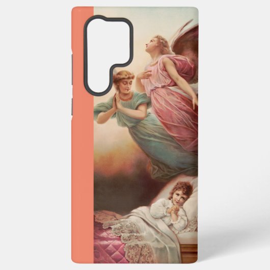 子供と守護天使 SAMSUNG GALAXYケース (裏面)