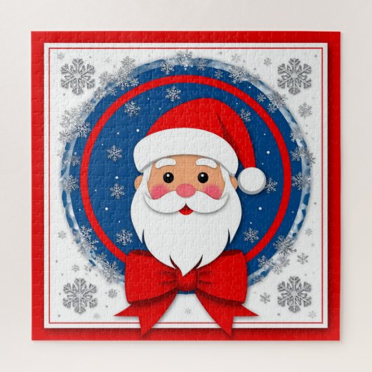 子供と家族のためのクリスマスサンタクロースパズル ジグソーパズル (縦)