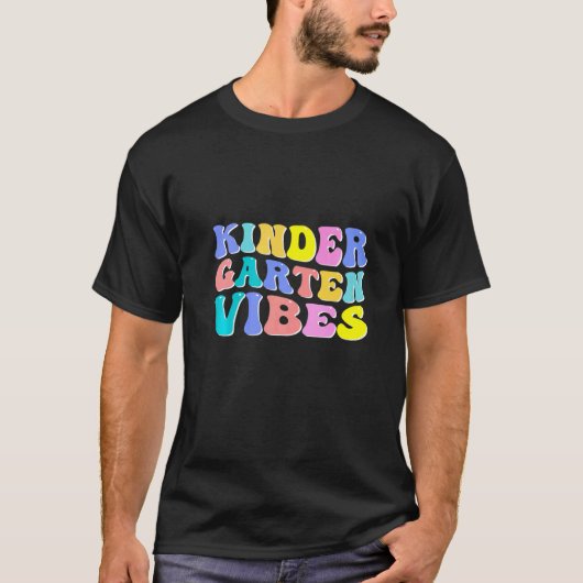 子供と幼稚園の先生のための100日目の登校 Tシャツ (正面)