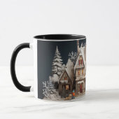 子供と犬とクリスマスストーリーブックマナー マグカップ (左)