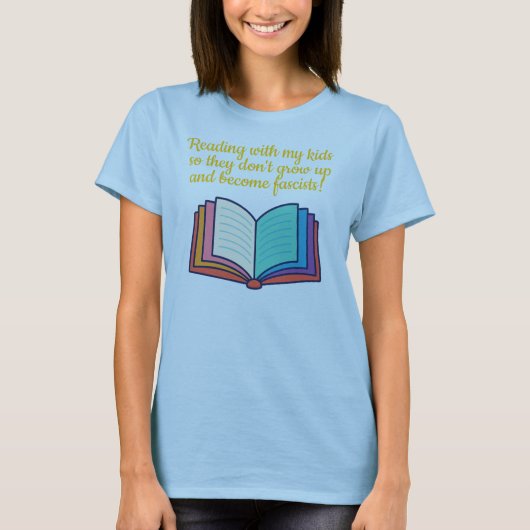 子供と読書Tシャツ Tシャツ (正面)