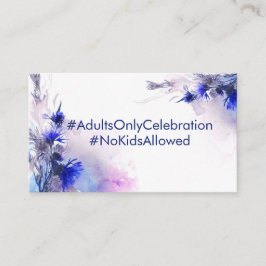 子供なしで結婚します コーンフラワーの夢語り エンクロージャーカード