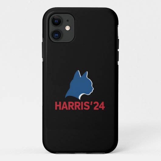子供なしの猫好き女性のための面白い引用符 2024 Case-Mate iPhoneケース (裏面)