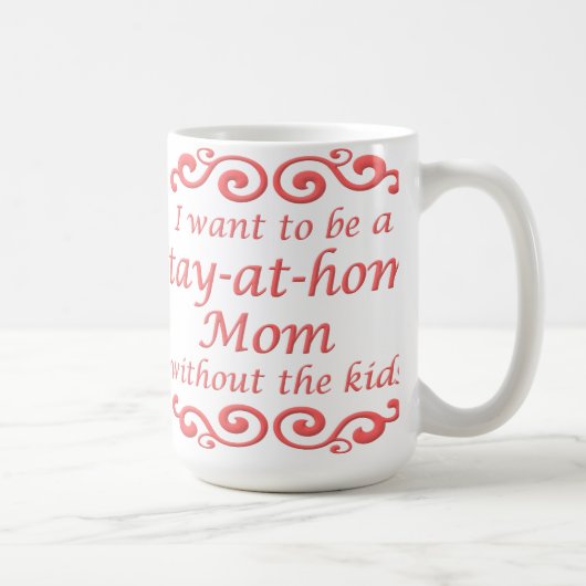 子供なし専業主婦面白いマグカップ コーヒーマグカップ (右)