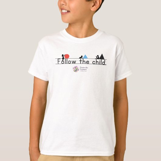 子供について行くシャツ Tシャツ (正面)